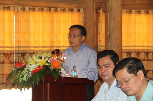 Phó Tổng cục trưởng TCDL Ngô Hoài Chung phát biểu khai mạc hội thảo